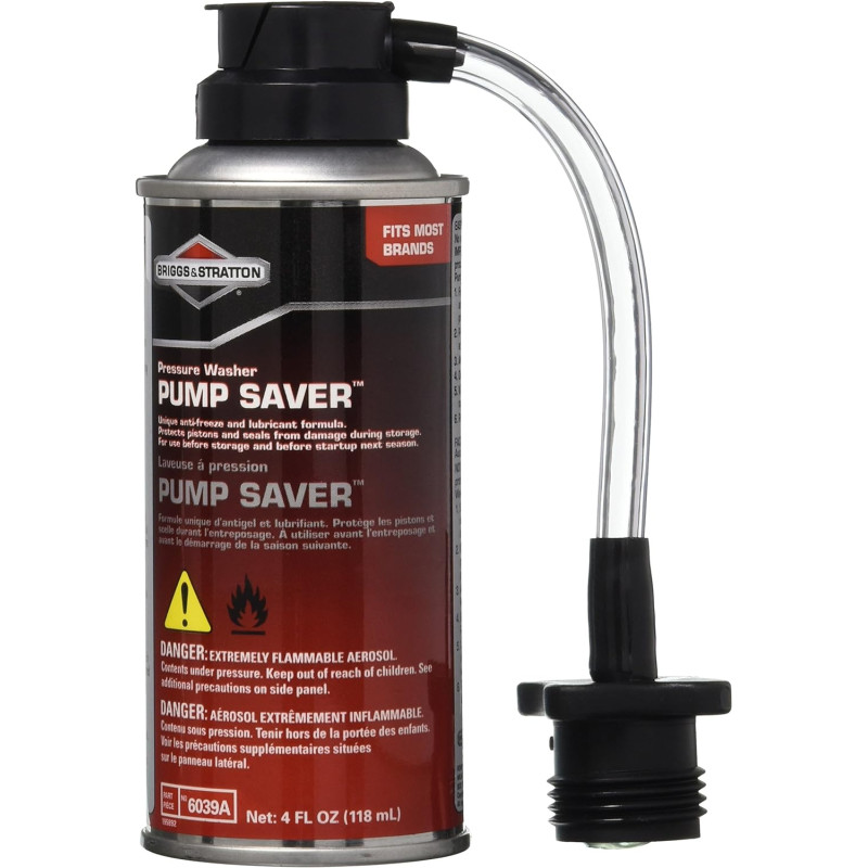 Briggs & Stratton Protector de bomba anticongelante y lubricación para hidro lavadoras eléctricas y de gasolina - 10.7 oz