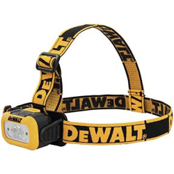 DEWALT Linterna frontal LED 200 Lm uso en el trabajo para Cabeza 3 pilas AAA DWHT81424