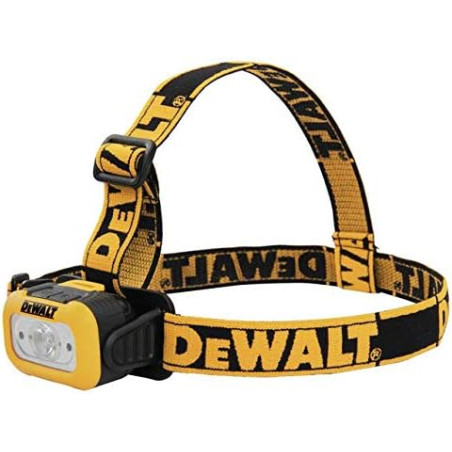 DEWALT Linterna frontal LED 200 Lm uso en el trabajo para Cabeza 3 pilas AAA DWHT81424