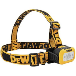 DEWALT Linterna frontal LED 200 Lm uso en el trabajo para Cabeza 3 pilas AAA DWHT81424