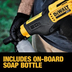 DEWALT DCPW550P1 20 voltios 550 PSI 1.0 GPM Hidrolavadora Inalámbrica Limpiadora