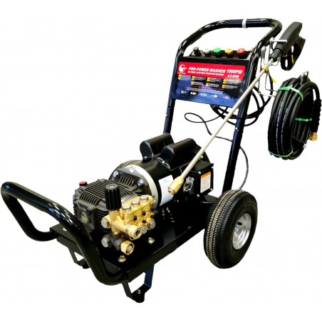 Canpump CR4000 1900psi 2GPM Hidrolavadora eléctrica de 3 HP 220 V, arranque y parada automática