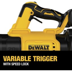 DEWALT Sopladora de hojas Inalámbrica 125 MPH, 450 CFM Portátil MAX* XR de 20 V