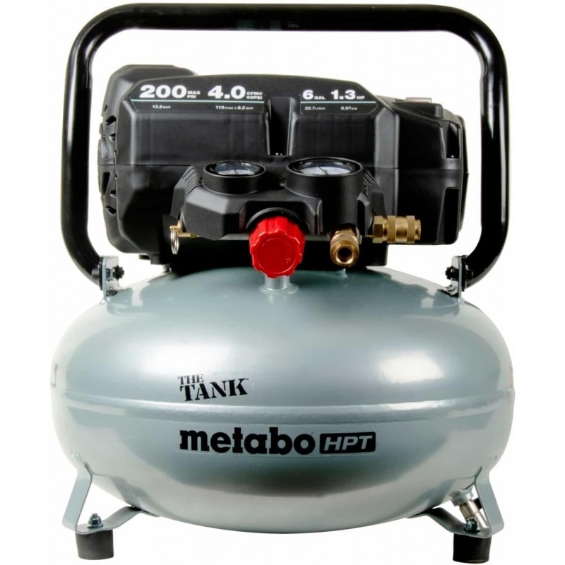 Metabo HPT THE TANK - Compresor de aire 200 PSI, 6 galones (EC914S)