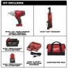 Milwaukee Kit 2663-22R Llave de impacto M18 1/2" y Trinquete M12 3/8"