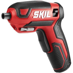 SKIL Destornillador inalámbrico SD5618-03recargable de 4 V con juego de brocas de 42 piezas, cargador USB y estuche