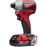 Milwaukee 2850-21P M18 Destornillador de impacto hexagonal 18V Inalámbrico