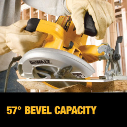 DEWALT DWE575SB Sierra Circular ligera con Freno Eléctrico de 15 amperios Eléctrica 110v