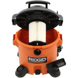 RIDGID Aspiradora para sólidos y líquidos WD1270 de 12 Galones con soplador desmontable