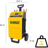 DEWALT DXAEC200 Cargador de batería profesional de 40 Amp. con arranque de motor de 200 Amp.